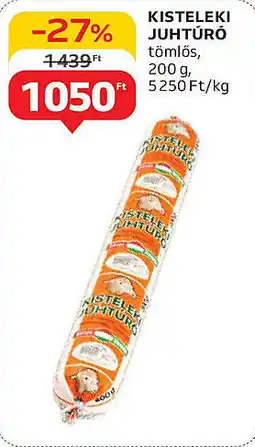 Auchan Kisteleki juhtúró ajánlat