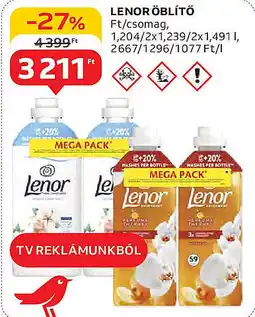 Auchan Lenor öblítő ajánlat