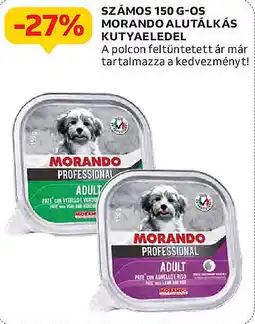Auchan Számos 150 g-os Morando alutálkás kutyaeledel ajánlat