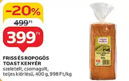 Auchan Friss és ropogós toast kenyér ajánlat