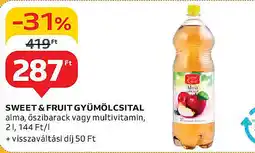 Auchan Sweet & fruit gyümölcsital ajánlat
