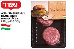 Auchan Angus marhahús hamburger húspogácsa ajánlat