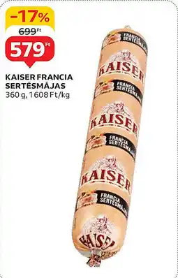 Auchan Kaiser francia sertésmájas ajánlat