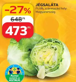 Auchan Jégsaláta ajánlat