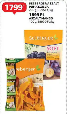 Auchan Seeberger aszalt puha szilva stb. ajánlat