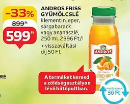 Auchan Andros friss gyümölcslé ajánlat