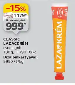 Auchan Classic lazackrém ajánlat