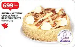 Auchan Auchan kedvenc csokoládés- keksz ízű torta ajánlat