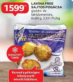 Auchan Lavina free sajtos pogácsa ajánlat