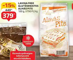 Auchan Lavina free gluténmentes almás pite ajánlat