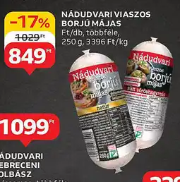 Auchan Nádudvari viaszos borjú májas ajánlat