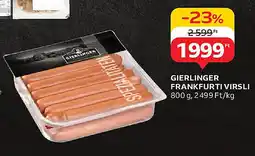 Auchan Gierlinger frankfurti virsli ajánlat