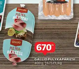 Auchan Gallio pulykapárizsi ajánlat