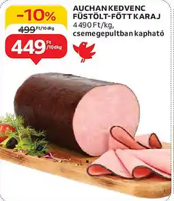 Auchan Auchan kedvenc füstölt-főtt karaj ajánlat