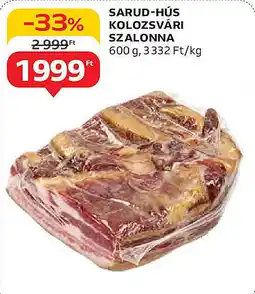 Auchan Sarud-hús kolozsvári szalonna ajánlat