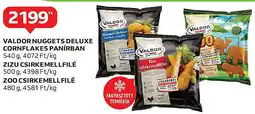 Auchan Valdor nuggets deluxe cornflakes panírban stb. ajánlat