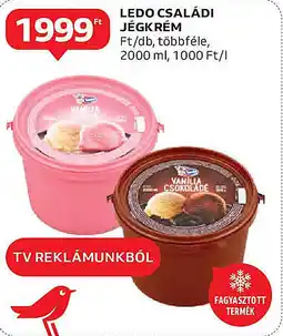Auchan Ledo családi jégkrem ajánlat