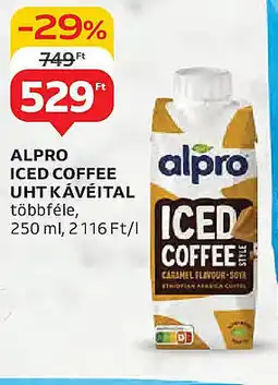 Auchan Alpro iced coffee uht kávéital ajánlat