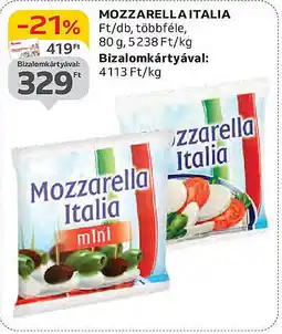 Auchan Mozzarella italia ajánlat
