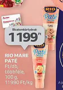Auchan Rio mare paté ajánlat
