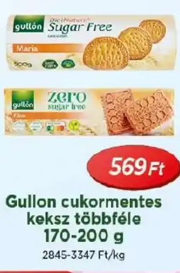 Real Gullon cukormentes keksz ajánlat