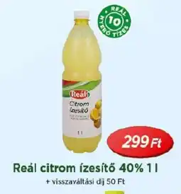 Real Reál citrom ízesítő 40% ajánlat