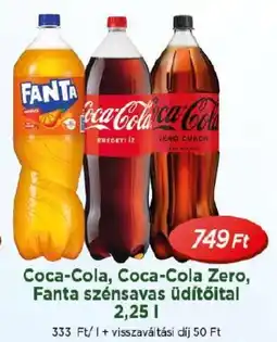 Real Coca-Cola, Coca-Cola Zero, Fanta ajánlat
