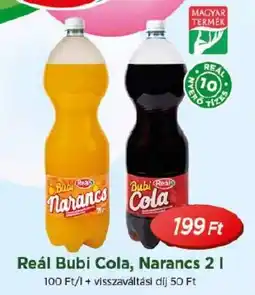 Real Reál Bubi Cola, Narancs ajánlat
