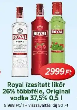 Real Royal ízesített likőr ajánlat