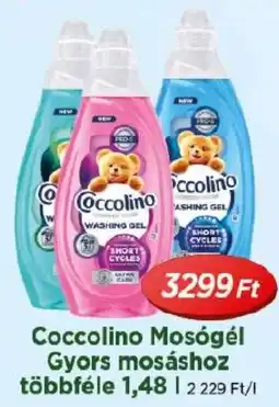 Real Coccolino Mosógél Gyors mosáshoz ajánlat