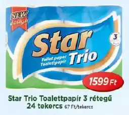Real Star Trio Toalettpapír ajánlat