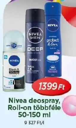 Real Nivea deospray, Roll-on ajánlat