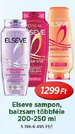 Real Elseve sampon, balzsam ajánlat