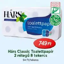 Real Hárs Classic Toalettpapír ajánlat