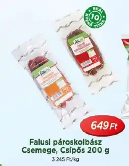 Real Falusi pároskolbász Csemege, Csípős ajánlat