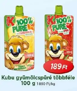 Real Kubu gyümölcspüré ajánlat
