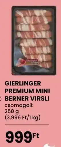 Spar Gierlinger Premium Mini Berner Virsli ajánlat