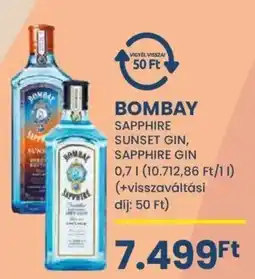 Spar Bombay Sapphire ajánlat