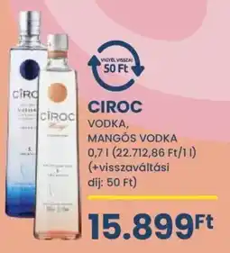 Spar Ciroc Vodka ajánlat