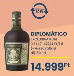 Spar Diplomático Exclusiva Rum ajánlat