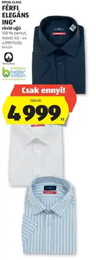 ALDI Royal Class Férfi elegáns ing ajánlat
