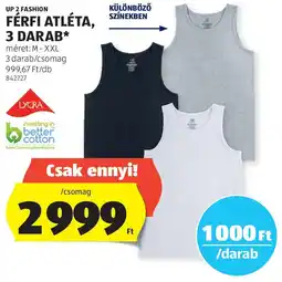 ALDI Up 2 Fashion férfi atléta ajánlat