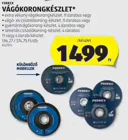 ALDI Ferrex vágókorongkészlet ajánlat