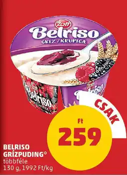 PENNY Belriso grízpuding ajánlat