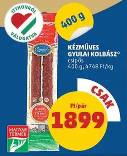 PENNY Kézműves Gyulai kolbász ajánlat