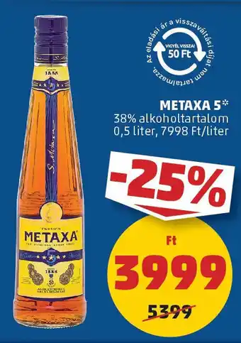 PENNY Metaxa 5 ajánlat