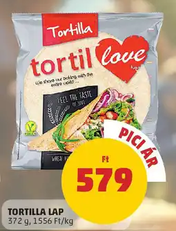 PENNY Tortilla lap ajánlat