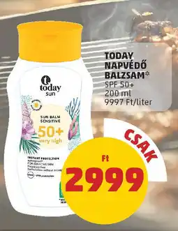 PENNY Today napvédő balzsam ajánlat