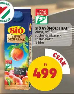 PENNY Sió gyümölcsital ajánlat