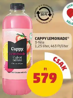 PENNY Cappy Lemonade ajánlat